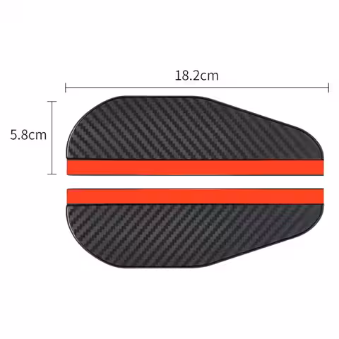 Huse pentru oglinzi auto cu efect carbon și protecție ploaie
