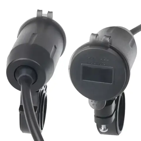 NABÍJEČKA telefonu USB zásuvka voltmetr MOTO motocykl QC 3.0 A rychlé nabíjení