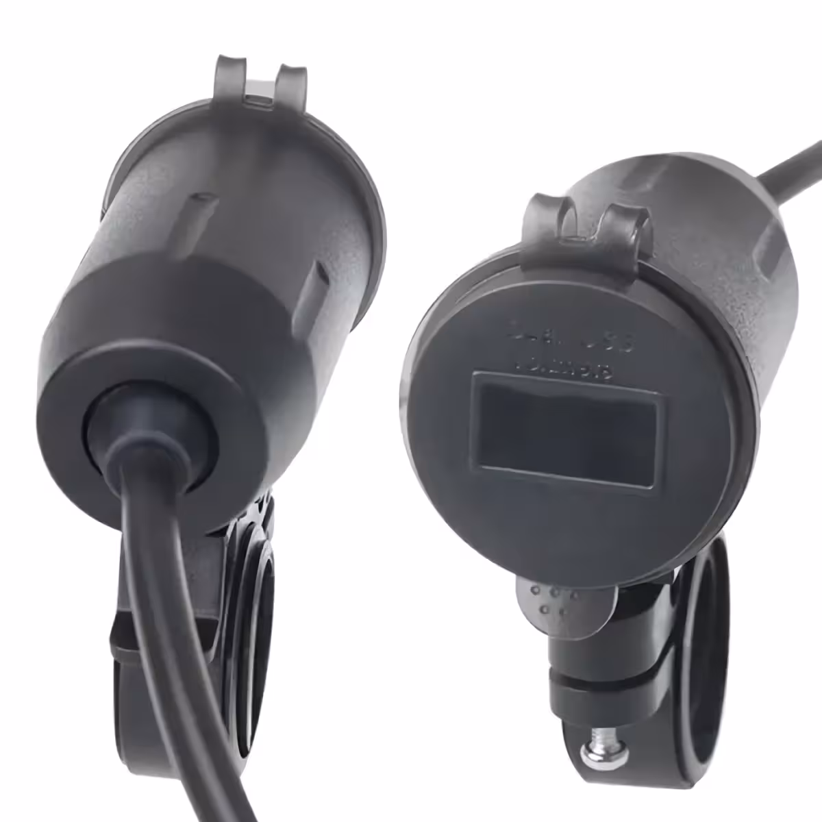 Încărcător USB dublu pentru bicicletă Încărcător cu două porturi USB pentru bicicletă și motocicletă