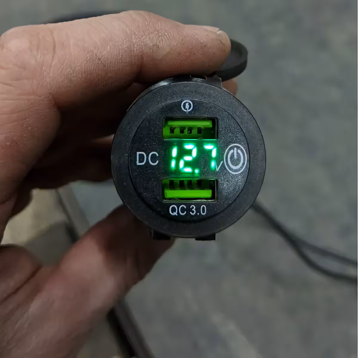 Încărcător dublu USB pentru bicicletă Încărcător USB cu două porturi pentru ghidon motocicletă și bicicletă