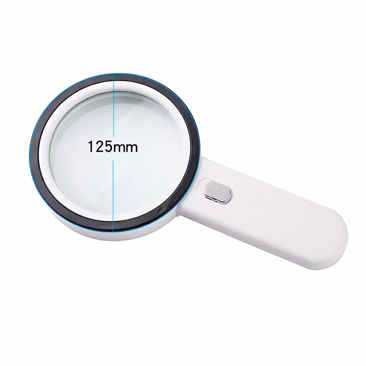 Lupa cu lentilă mare și lumină LED Lupa cu lentilă de 107 mm și iluminare LED pentru citit și detalii