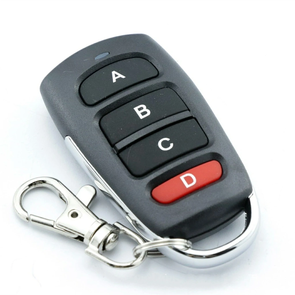 Telecomandă Suplimentară 433MHz pentru Releu 4 Canale – Cod 1527 / 2262, 50m Distanță