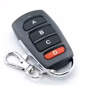 Telecomandă 433 MHz cu 4 butoane pentru releu, control la distanță