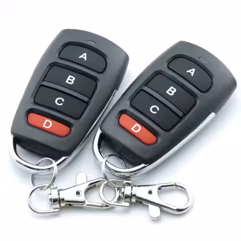 Radiofjärkontroll med 4 knappar för trådlösa styrsystem