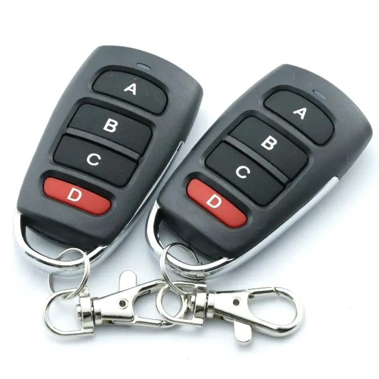 Telecomandă RF 433MHz 4 canale Telecomandă radio cu 4 butoane pentru sisteme wireless de control