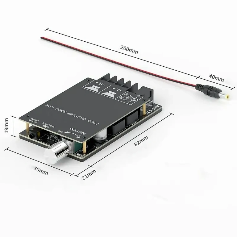Modul audio digital Hi-Fi Bluetooth stereo Amplificator compact stereo digital Hi-Fi 2x50W