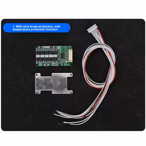 BMS-modul för Li-ion batteriskydd 7S med 25A ström