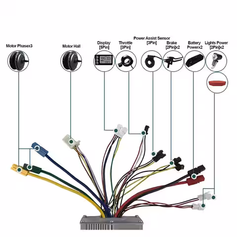 Controller 48V pentru trotineta electrică Controler compatibil cu baterii de 48V pentru trotinete