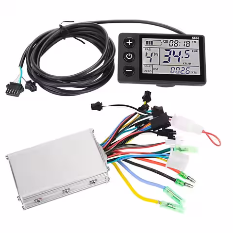 Controller și display compatibil cu trotinete electrice 24V-48V