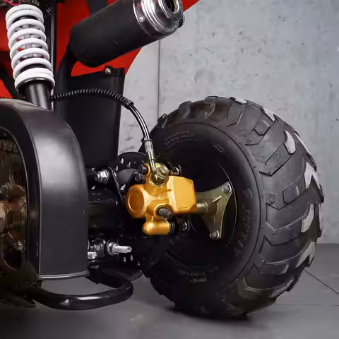 Guld-ATV-ok med bromsskiva, modell för bakhjul