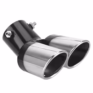 Ornament universal pentru țeavă de eșapament dublă din inox, potrivit pentru BMW, Audi, VW