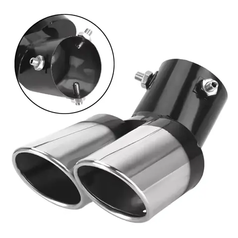 Ornament țeavă evacuare inox universal cu design sport