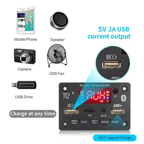 Modul audio Bluetooth cu suport USB și card TF pentru muzică