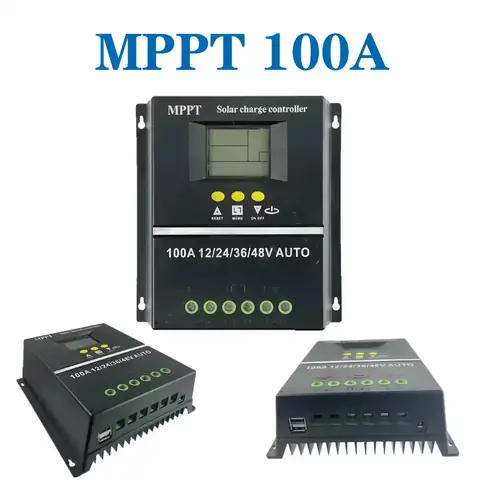 Solární ovladač mppt 12v/24v/36v/48v 100a chytré fotovoltaické panely sy48100a 48V