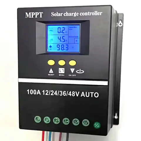 Solární ovladač mppt 12v/24v/36v/48v 100a chytré fotovoltaické panely sy48100a 48V
