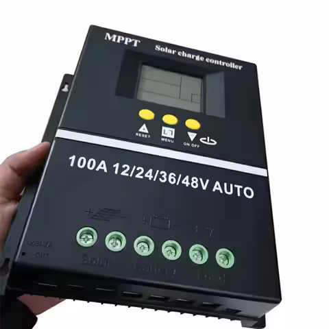 MPPT 100A-controller för alla typer av solbatterier