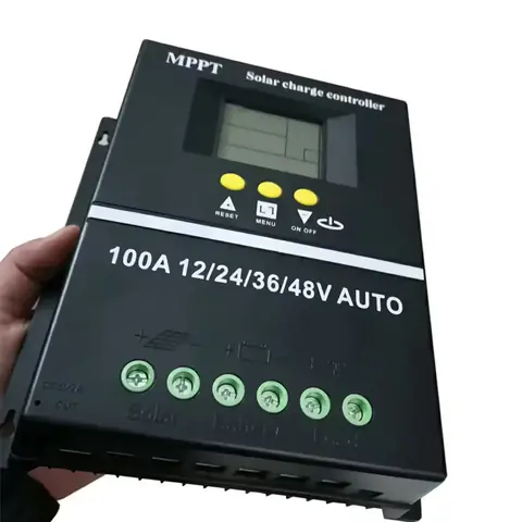 Solární ovladač mppt 12v/24v/36v/48v 100a chytré fotovoltaické panely sy48100a 48V