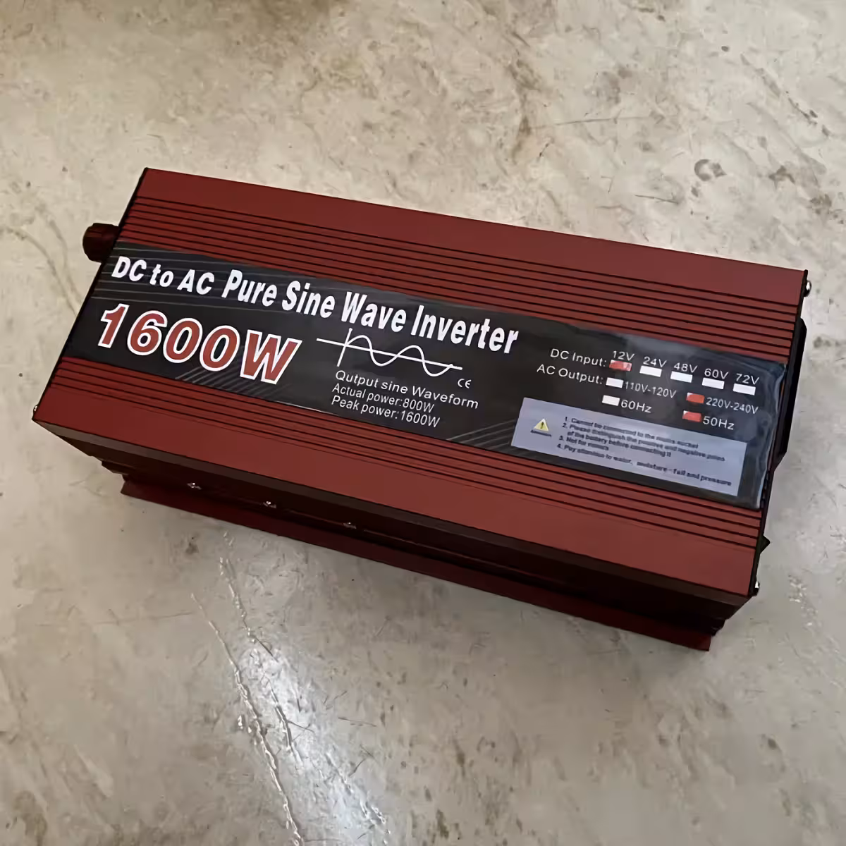 Invertor portabil pentru rulotă 12V-220V Soluție de alimentare cu energie pentru camping și rulote