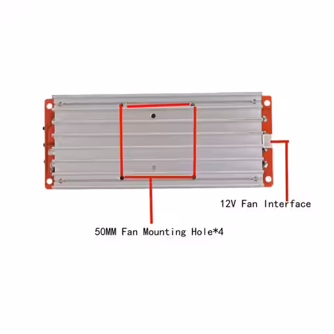 DC-DC-omvandlare med aktiv värmeavledning, rekommenderas för kontinuerlig användning