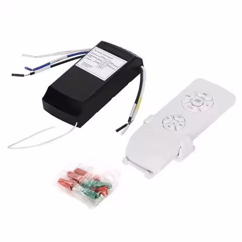 Fjärrkontroll med 220V-mottagare för fläkt eller dimbar taklampa