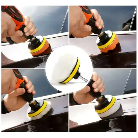 Set de adaptoare pentru prinderea talerelor la bormașină sau mașină de polisat.