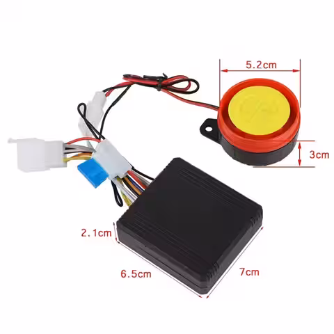 Mått på motorcykellarm och fjärrkontroll