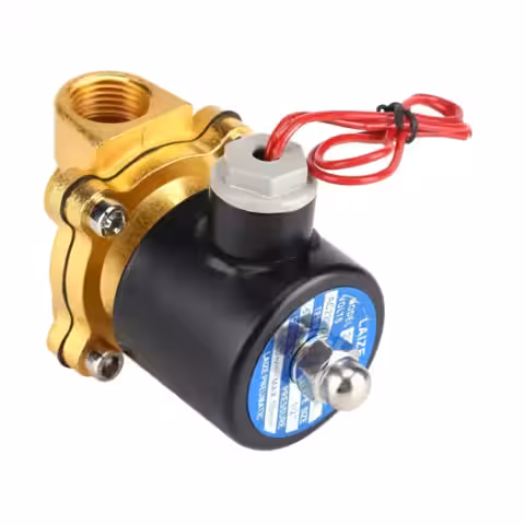 220V solenoidventil med NBR-tätning för vatten, luft och icke-frätande vätskor