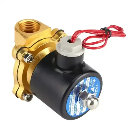 Solenoidový ventil studená teplá voda vzduch 220V závit 1/2 normálně uzavřený