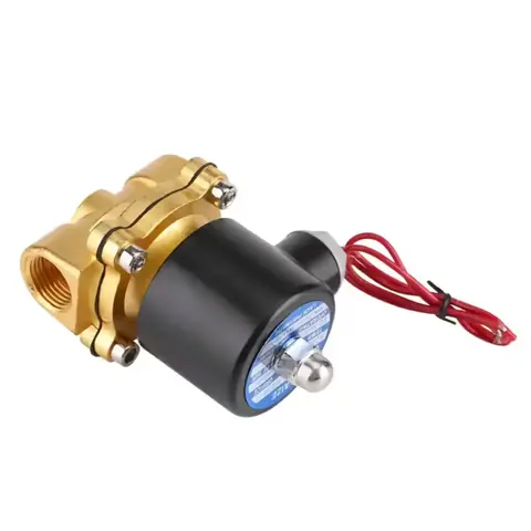 Solenoidový ventil studená teplá voda vzduch 220V závit 1/2 normálně uzavřený