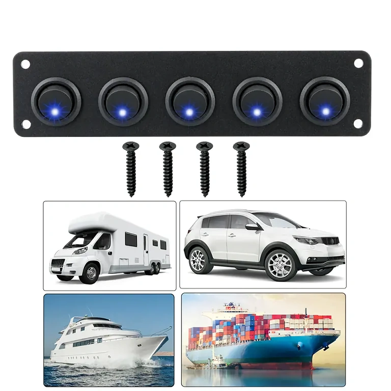 Пример за монтаж на панела с ключове в таблото на автомобил