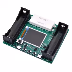 Tester de capacitate pentru acumulatori Li‑ion 18650