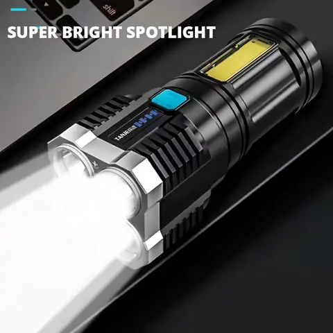 Lanternă cu rază de 100 metri Lanternă LED cu distanță mare de iluminare