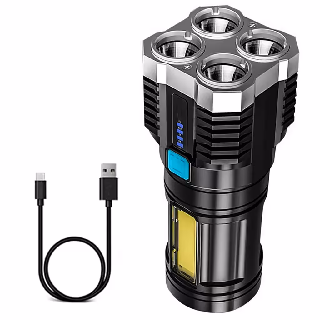 Lanternă LED reîncărcabilă pentru vânătoare Lanternă LED cu lumină foarte puternică pentru vânătoare