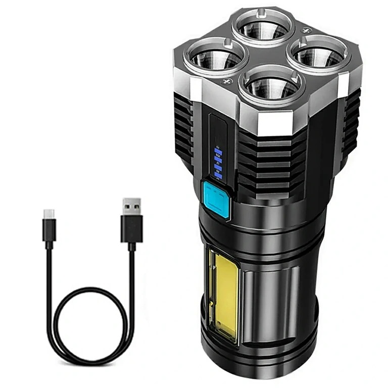 Презареждаема LED фенер за лов LED фенер с много силна светлина за лов