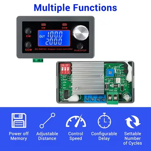 Unitate compactă driver pentru motor pas cu pas Modul compact cu driver integrat pentru motoare stepper