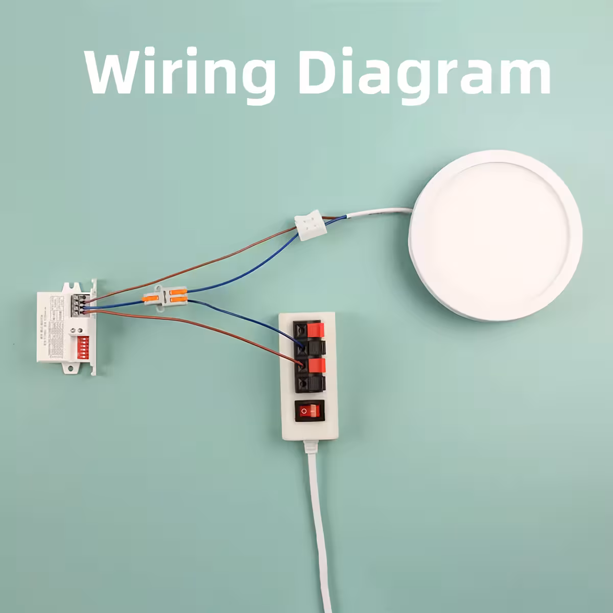 Schema de conectare electrică Diagramă de conectare a senzorului de miscare la 220V