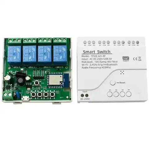 Control separat pentru fiecare canal al modulului releu inteligent