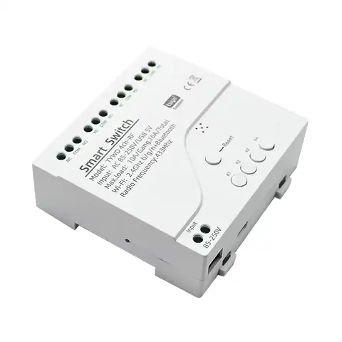 Modul releu WiFi montat pe șină DIN pentru integrare ușoară