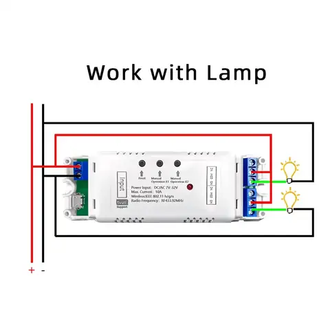 Detalii montaj și schema de conectare modul releu Schema de montaj și conectare pentru modulul releu inteligent WiFi