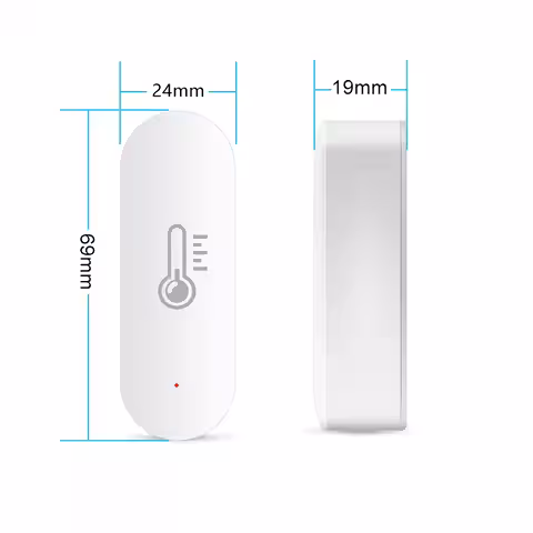 Liten och effektiv enhet för mätning av temperatur och fuktighet