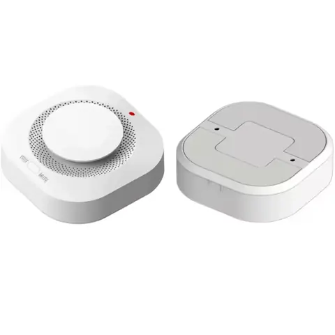 Senzor detektoru kouře požární hlásič tuya bezdrátové chytré domácí wifi
