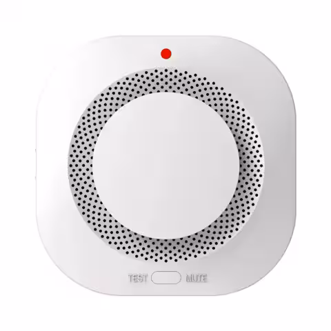 Alarmă fum WiFi compatibilă Tuya Alarmă de fum cu tehnologie WiFi pentru protecția casei