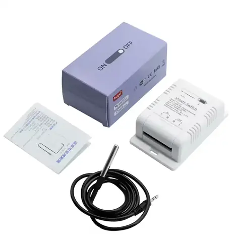 Kit comutator inteligent cu senzor de temperatură Pachet comutator + senzor pentru control termic inteligent