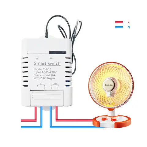 Ghid montaj releu Tuya cu senzor DS18B20 Instrucțiuni de instalare pentru comutatorul inteligent Tuya cu senzor