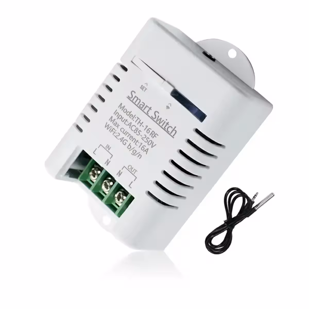 Comutator Tuya Smart cu releu Comutator Tuya cu releu și senzor DS18B20 pentru automatizare casnică