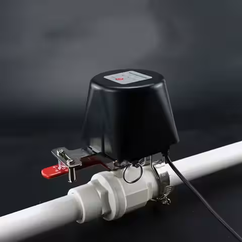 Valvă inteligentă montată pe țeavă de apă Electrovalvă Wi-Fi instalată direct pe o țeavă de apă pentru control automat