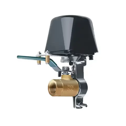 Valvă montată pe robinet cu bilă Exemplu de montare electrovalvă pe robinet cu bilă