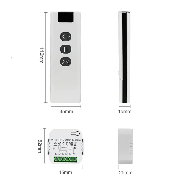 Всички компоненти на комплекта: контролер, дистанционно и стойка за дистанционно