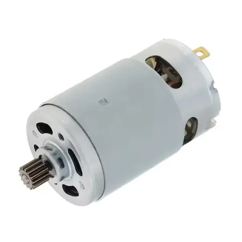 Motor electric compact RS550 Design compact al motorului electric RS550 ideal pentru unelte de mână