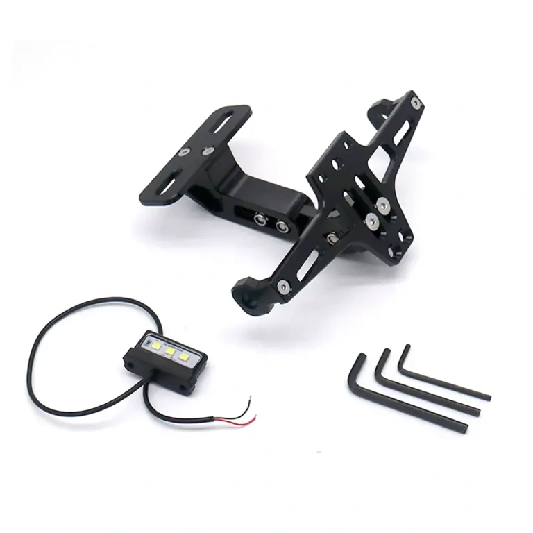 LED světlo pro viditelnost registrační značky motocyklu